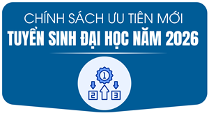 Chính sách ưu tiên trong tuyển sinh đại học năm 2026
